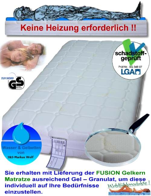 Druckentlastung Gel und Gelschaum